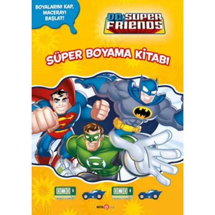 Dc Super Friends Süper Boyama Kitabı