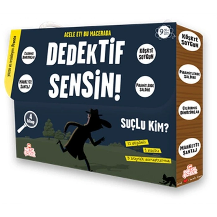 Dedektif Sensin (4 Kitap Set)