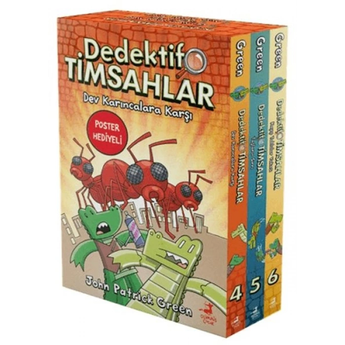Dedektif Timsahlar 3 Kitaplık Kutulu Set (4-5-6)
