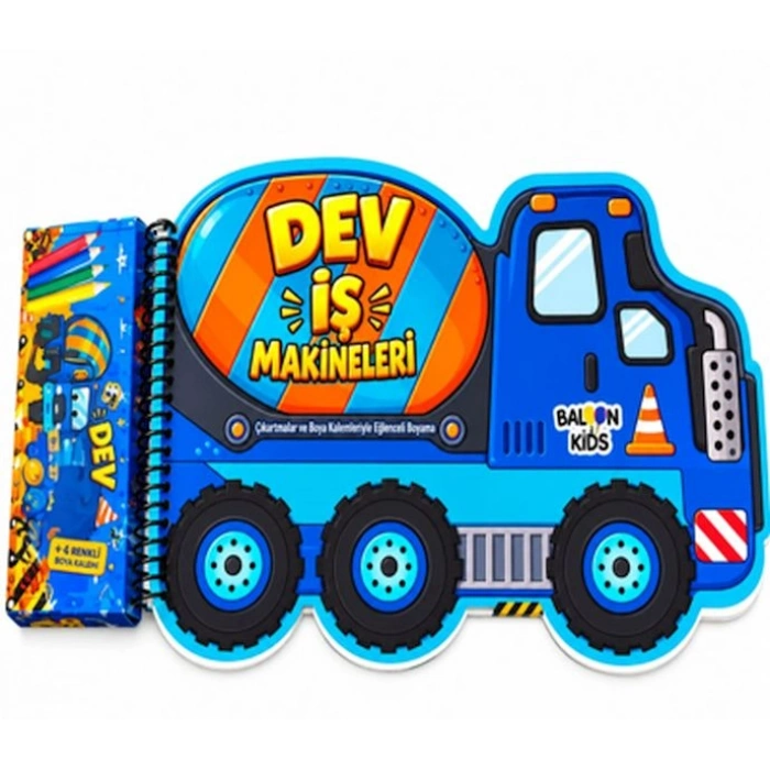 Dev İş Makineleri - Çıkartmalı Ve Boya Kalemi Hediyeli