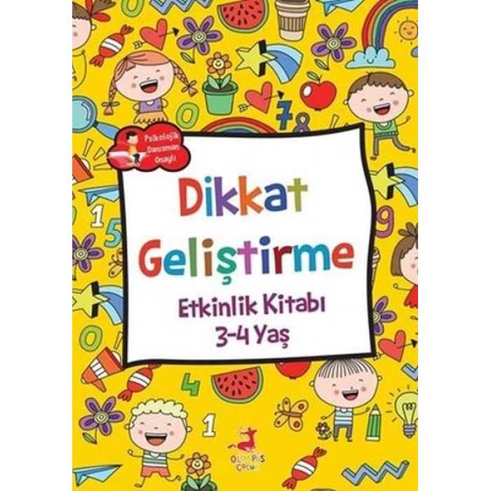 Dikkat Geliştirme - Etkinlik Kitabı (3-4 Yaş)