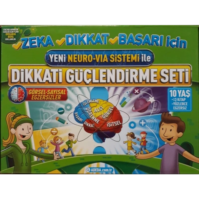 Dikkati Güçlendirme Seti  4. Sınıf – 10 Yaş-Neuro-Via