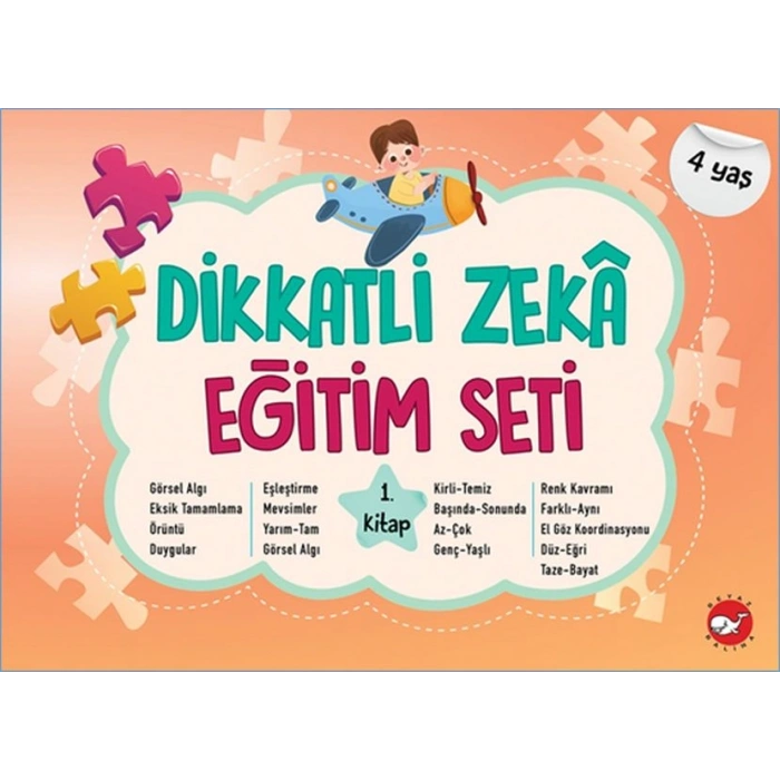 Dikkatli Zekâ Eğitim Seti 1. Kitap (4 Yaş)