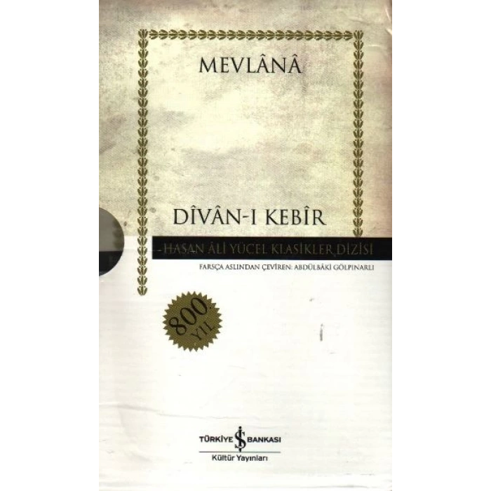 Divan-ı Kebir (8 Cilt Takım) (Karton Kapak Kutulu)
