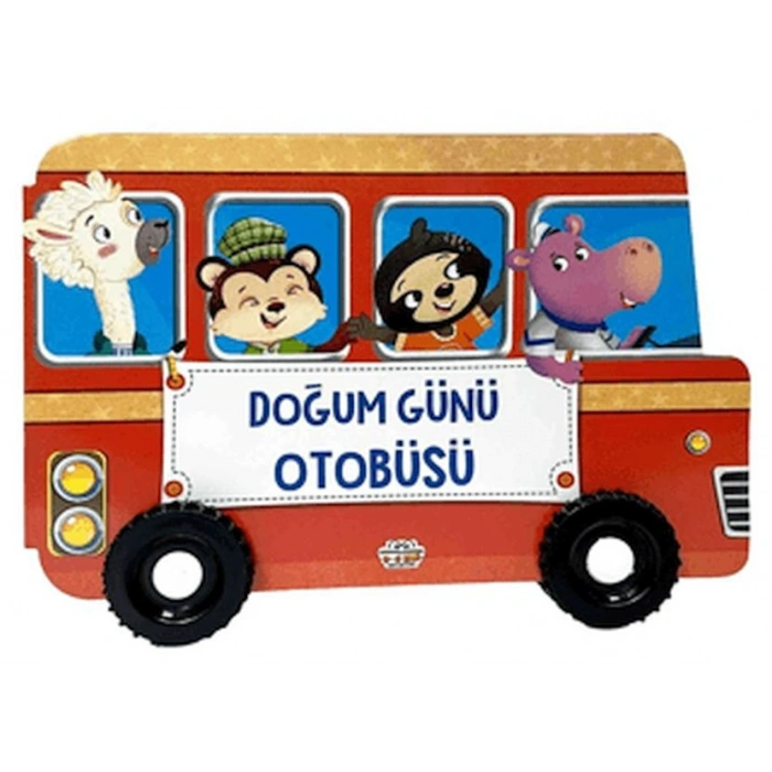 Doğum Günü Otobüsü Tekerlekli Kitaplar