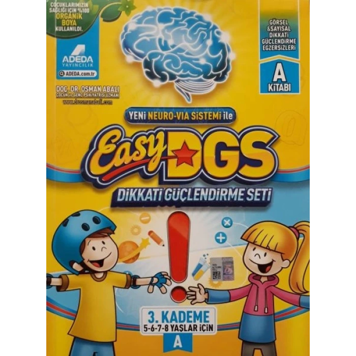 EASY Dikkati Güçlendirme Seti 5-8 yaş A Kitapçığı