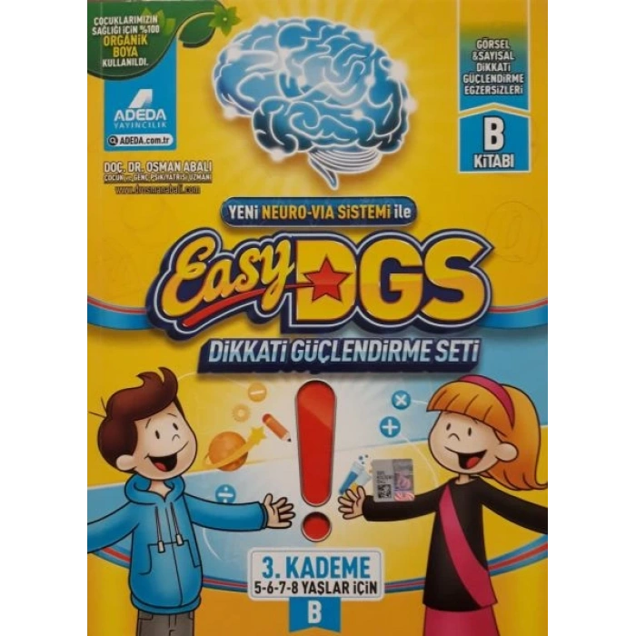EASY Dikkati Güçlendirme Seti 5-8 yaş B Kitapçığı