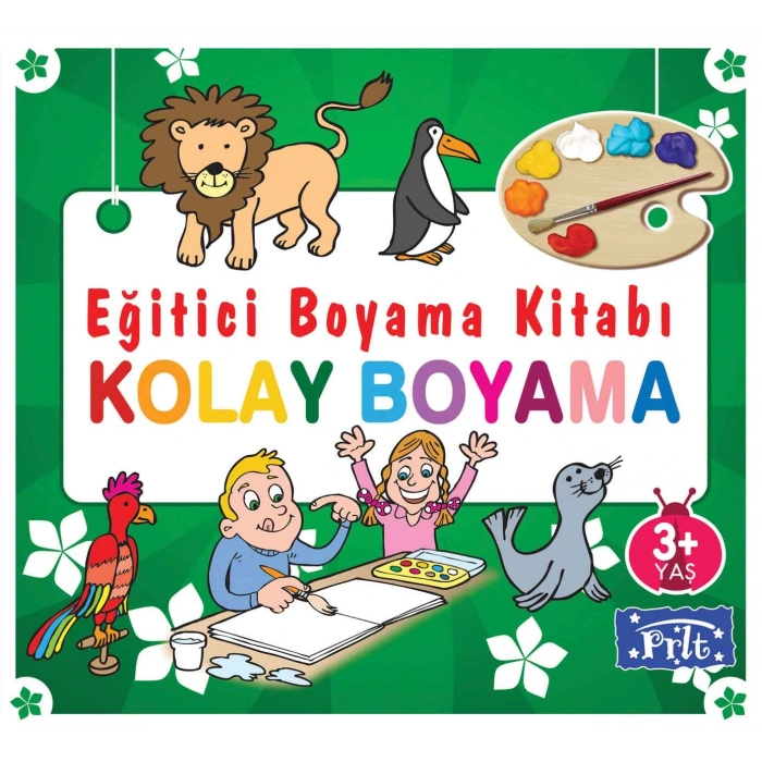 Eğitici Boyama Kitabı - Kolay Boyama