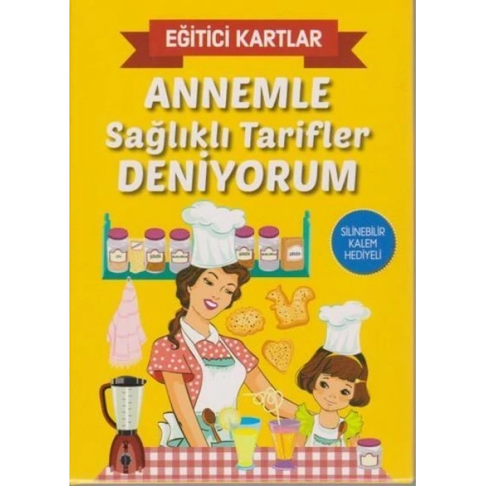 Eğitici Kartlar Annemle Sağlıklı Tarifler Deniyorum