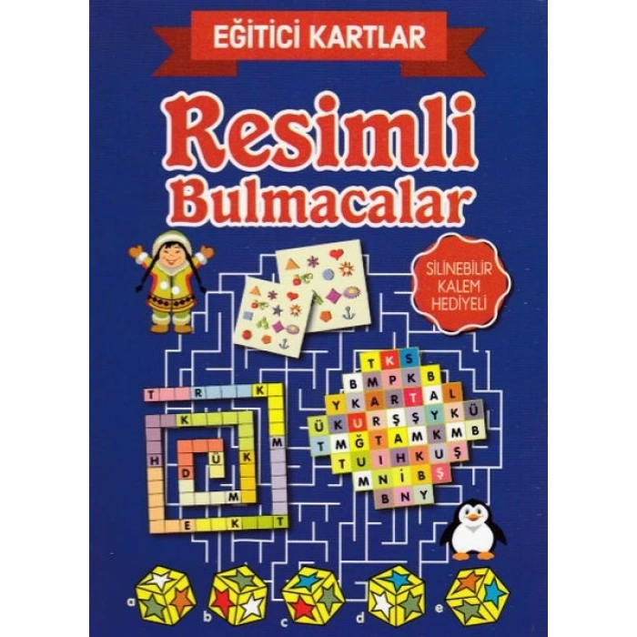 Eğitici Kartlar Resimli Bulmacalar