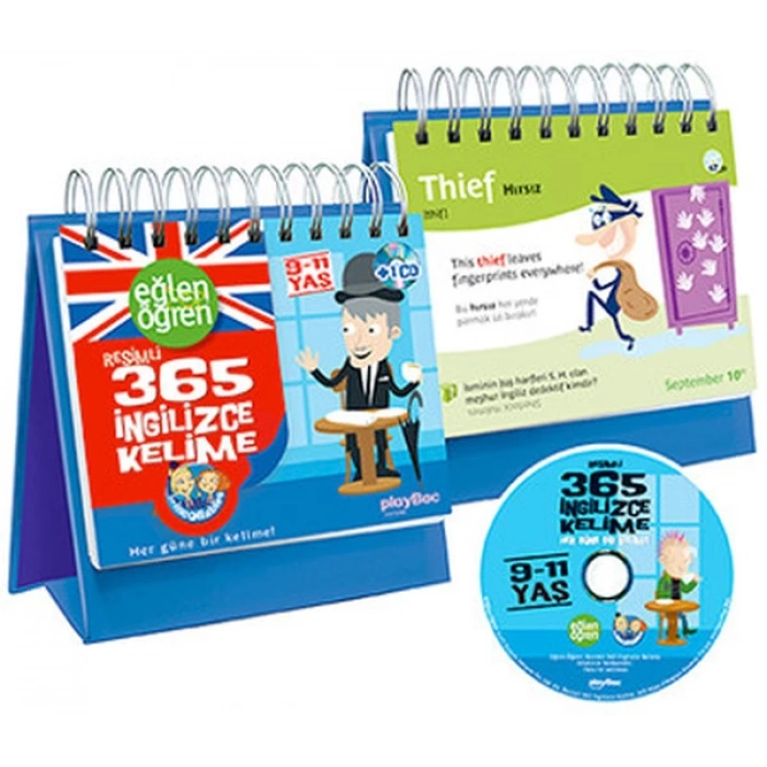 Eğlen Öğren Resimli 365 İngilizce Kelime (9 -11 Yaş + CD)