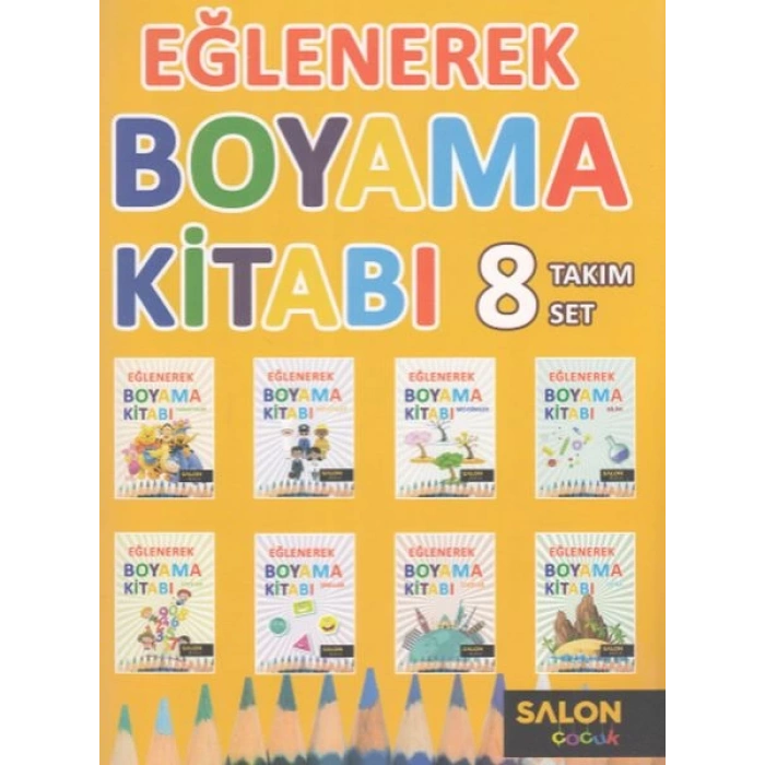 Eğlenerek Boyama (8 Takım Set)