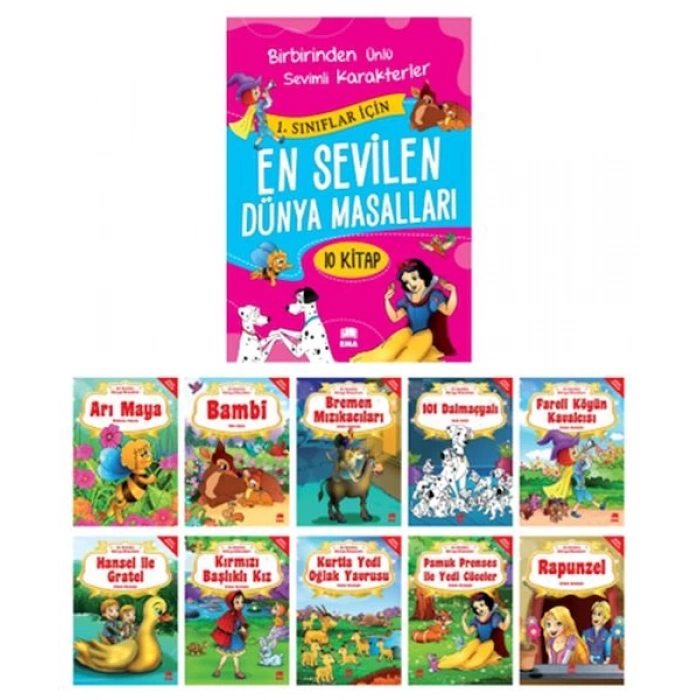 En Sevilen Dünya Masalları (10 Kitap)