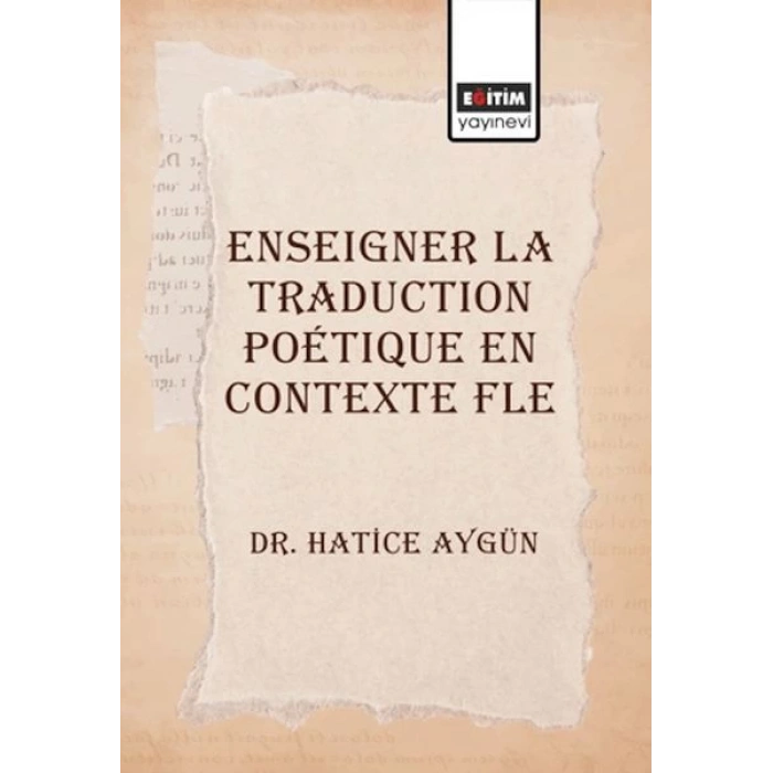 Enseigner La Traduction Poetique En Contexte Fle