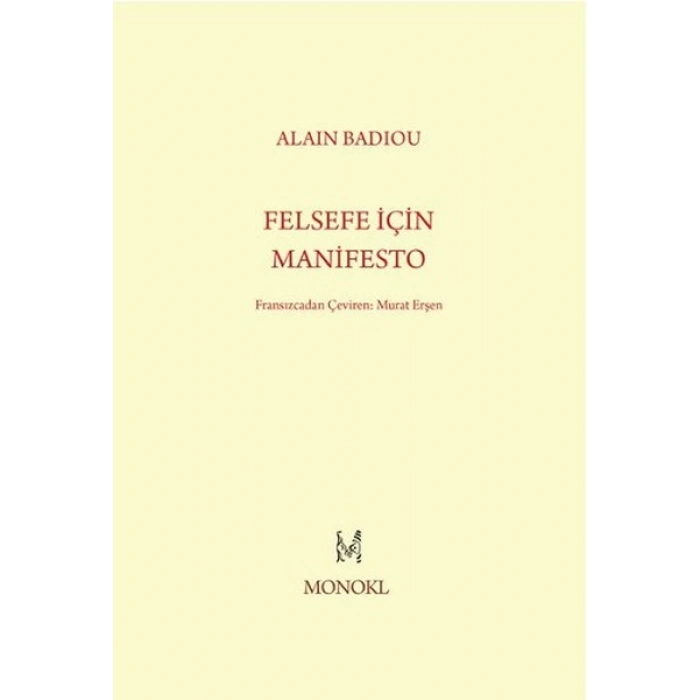 Felsefe İçin Manifesto