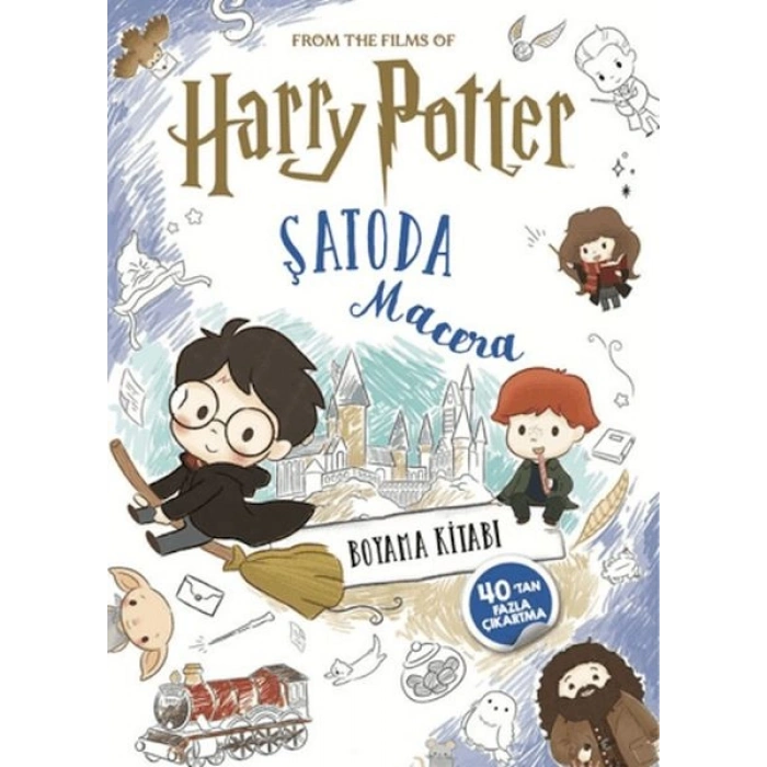 Film Özel Harry Potter Şatoda Macera Boyama Kitabı