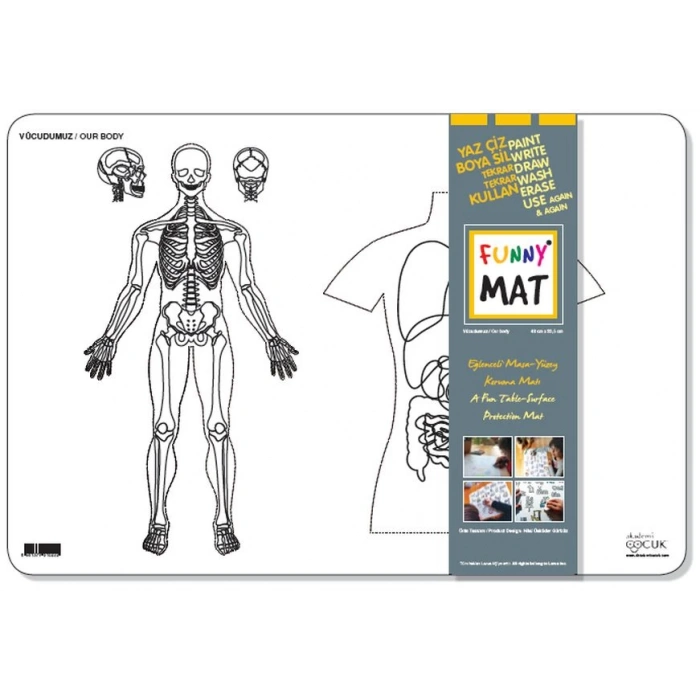 Funny Mat - Vucudumuz 33,5x48cm