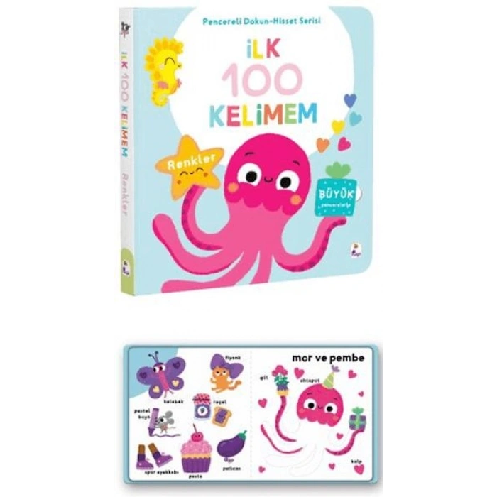 İlk 100 Kelimem – Renkler (Pencereli Dokun-Hisset)
