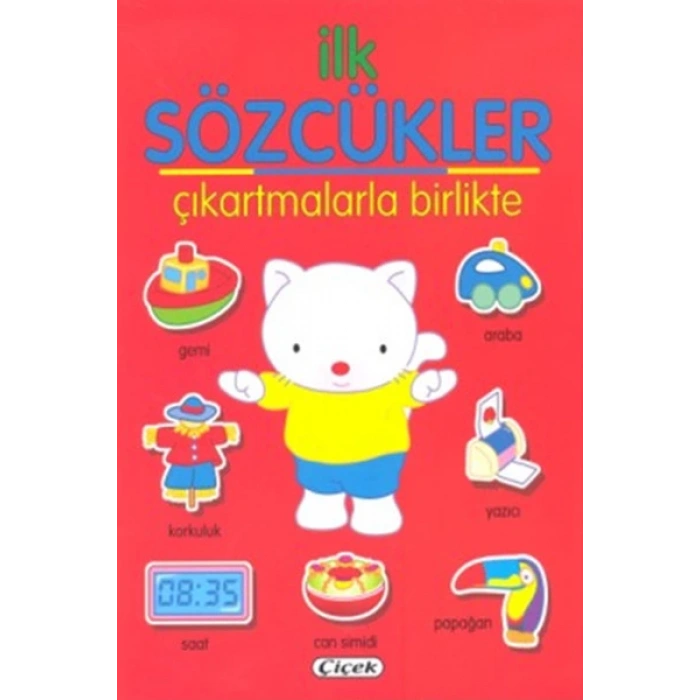 İlk Sözcükler - Çıkartmalarla Birlikte Kırmızı