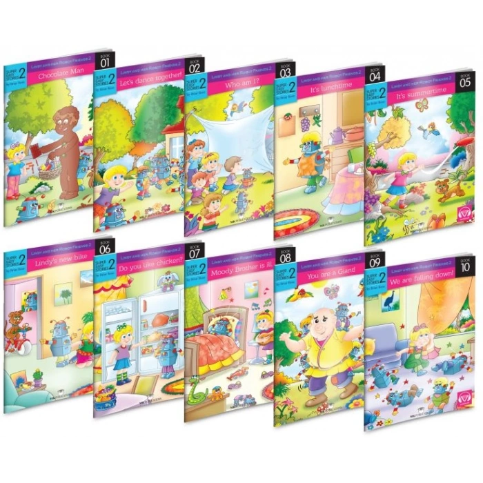 İngilizce İlkokul 2.Sınıf Hikaye 10lu set Karekod Dinlemeli