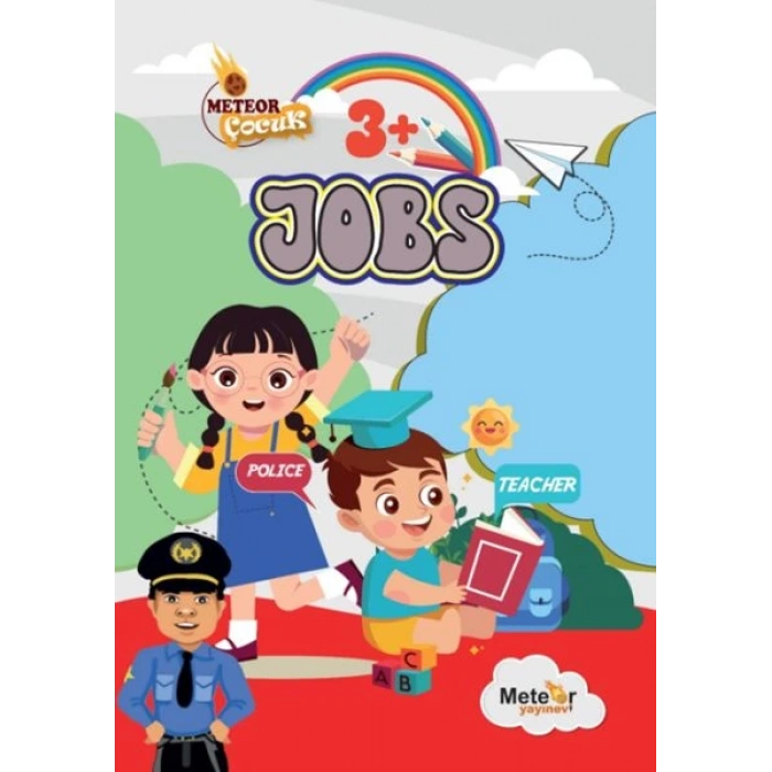 Jobs (Meslekler) Türkçe – İngilizce Boyama Kitabı