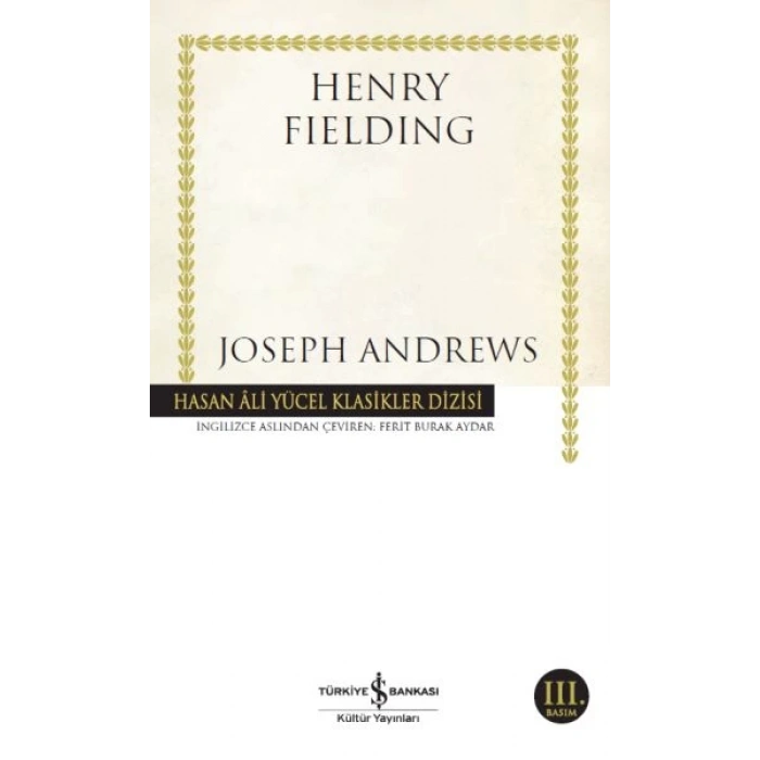 Joseph Andrews - Hasan Ali Yücel Klasikleri