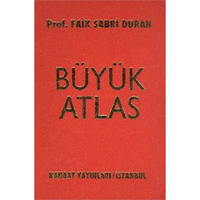 Kanaat Büyük Atlas (Ciltli)