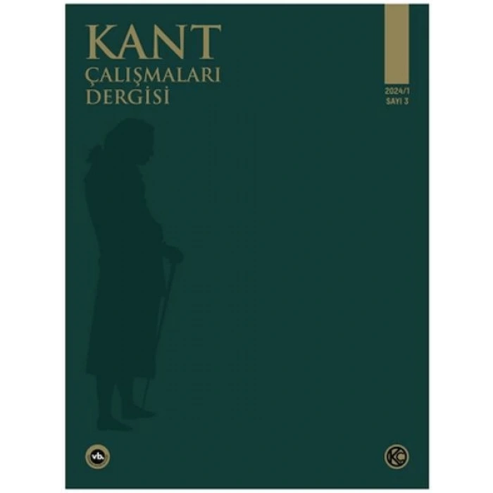 Kant Çalışmaları Dergisi Sayı: 3 - 2024