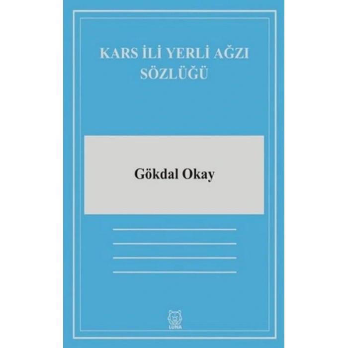 Kars İli Yerli Ağzı Sözlüğü