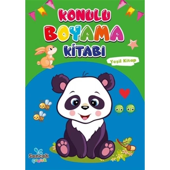 Konulu Boyama Kitabı - Yeşil Kitap