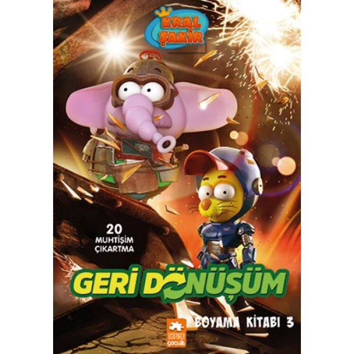 Kral Şakir Geridönüşüm Boyama Kitabı 3