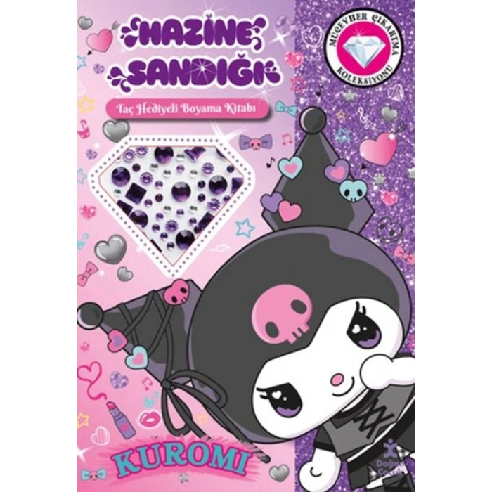 Kuromi - Hazine Sandığı (Taç Hediyeli Boyama Kitabı)
