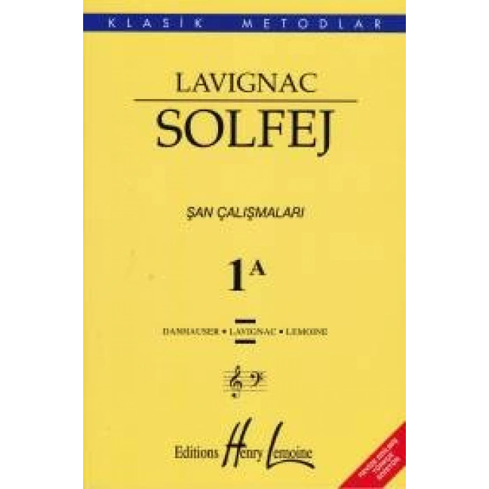 Lavıgnac Solfej 1A Şan Çalışmaları