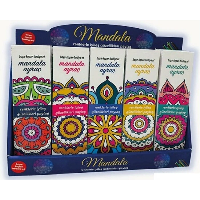 Mandala Ayraç - 30 Adetli Stand