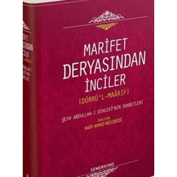 Marifet Deryasından İnciler (Dürrül-Maarif)
