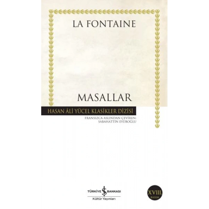 Masallar La Fontaine - Hasan Ali Yücel Klasikleri