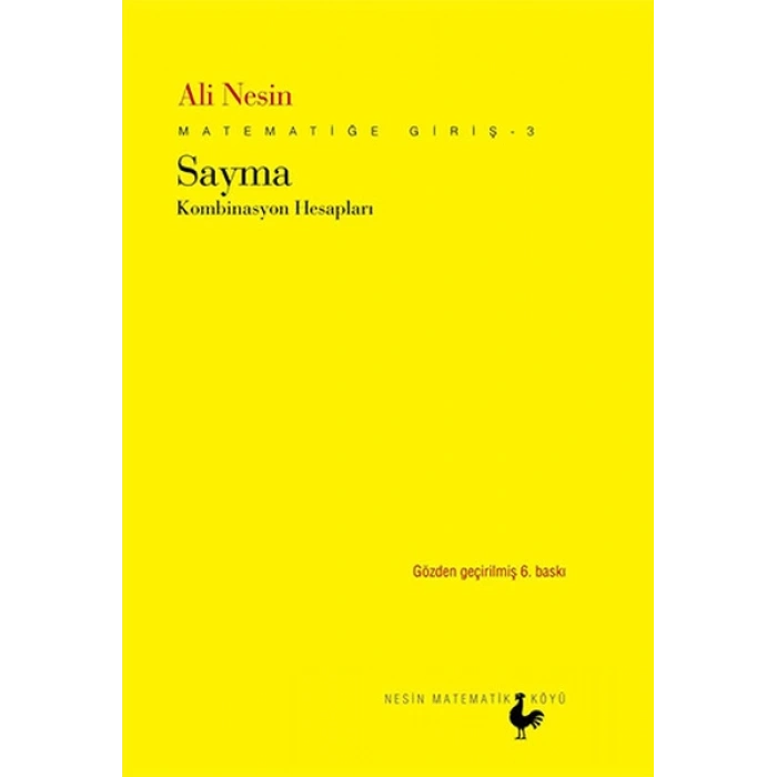 Matematiğe Giriş 3 : Sayma / Kombinasyon Hesapları
