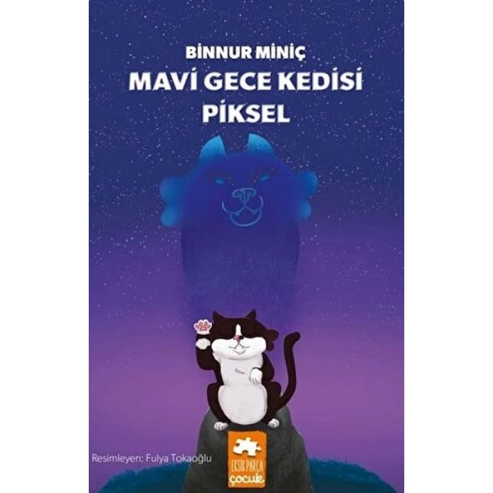 Mavi Gece Kedisi Piksel