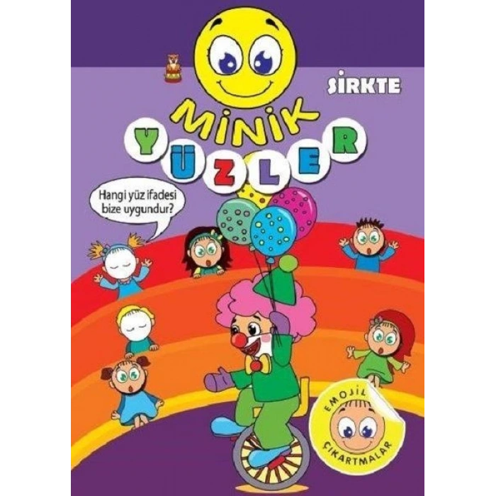 Minik Yüzler - Sirkte - Emojilerle Çıkartmalar