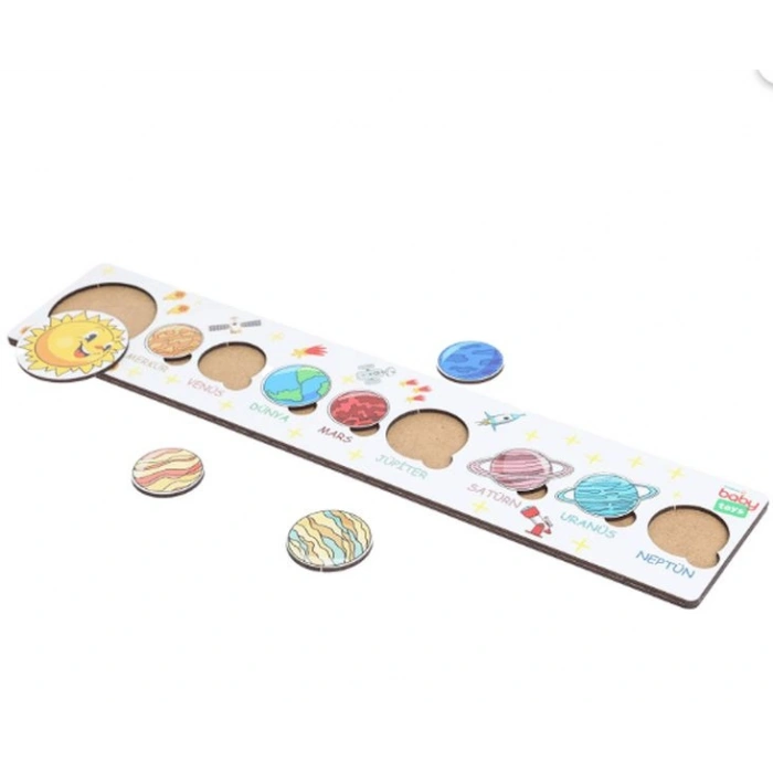 Montessori Gezegenler Puzzle