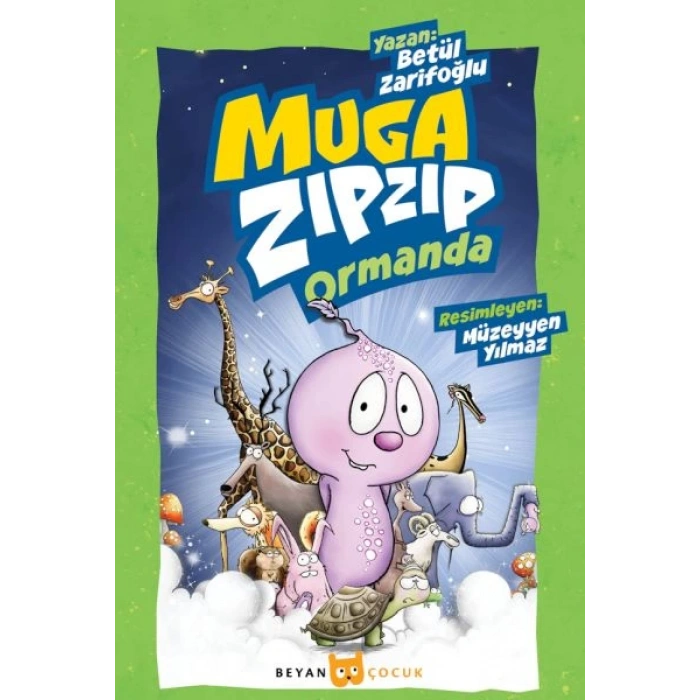 Muga Zıpzıp Ormanda (Renkli - Resimli)