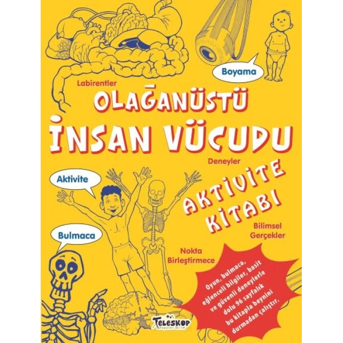 Olağanüstü İnsan Vücudu Aktivite Kitabı
