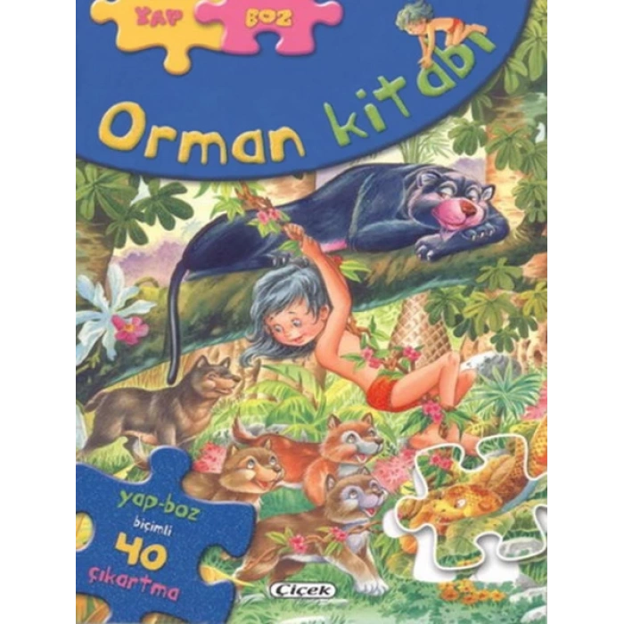 Orman Kitabı Yap-Boz Çıkartmalı Masallar 3