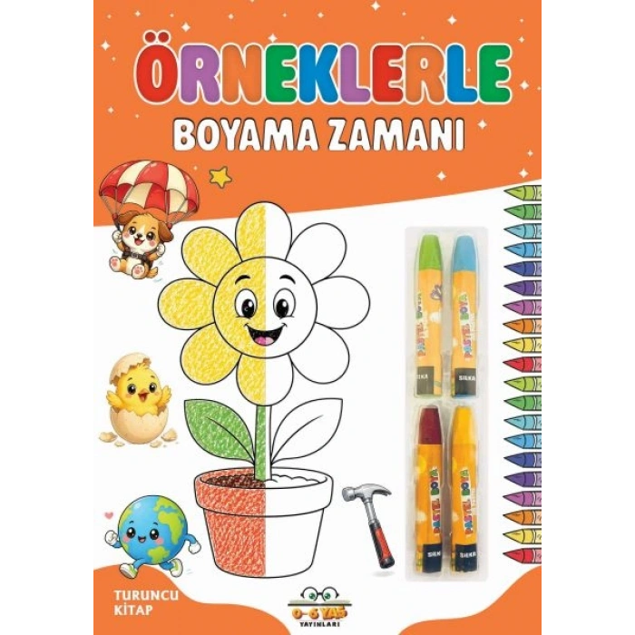 Örneklerle Boyama Zamanı - Turuncu Kitap