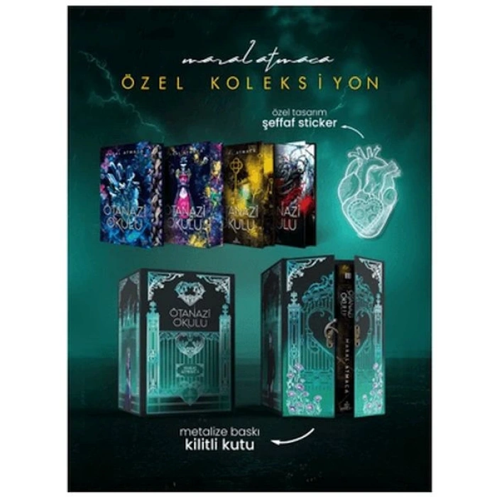 Ötanazi Okulu Serisi - Yan Boyamalı Kilitli Koleksiyon Kutu