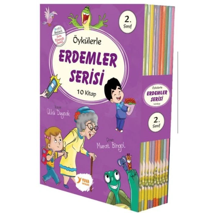 Öykülerle Erdemler Serisi 2. Sınıf 10 Kitap