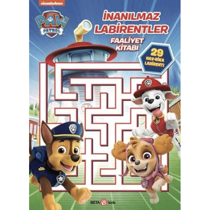 Paw Patrol - İnanılmaz Labirentler Faaliyet Kitabı