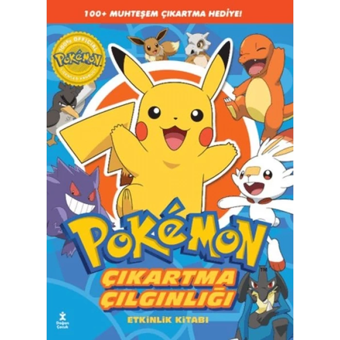 Pokemon - Pikachu Çıkartma Çılgınlığı Etkinlik Kitabı