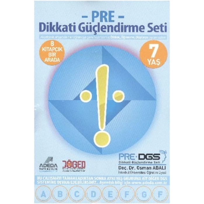 Pre Dikkati Güçlendirme Seti – 1.Sınıf – 7 yaş