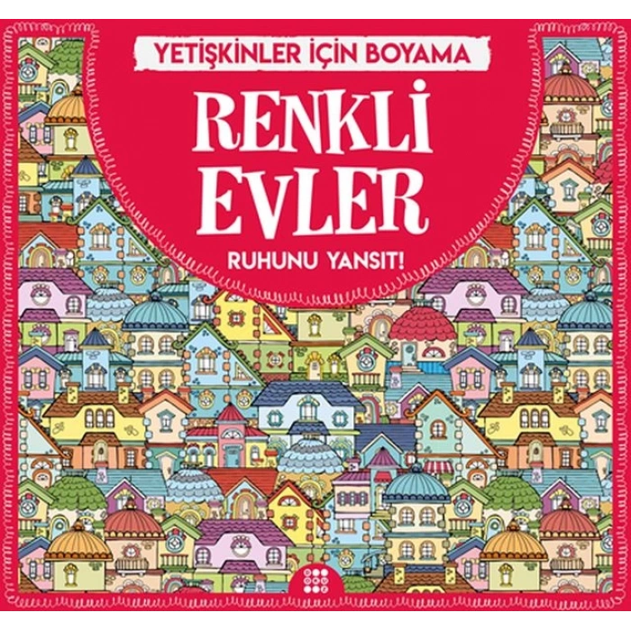 Renkli Evler - Yetişkinler İçin Boyama